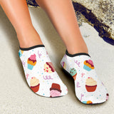 Cake Cupcake Design Pattern Aqua Shoes