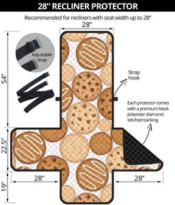 Various cookie pattern Recliner Cover Protector