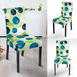 Blueberry Flower Pattern Dining Chair Slipcover