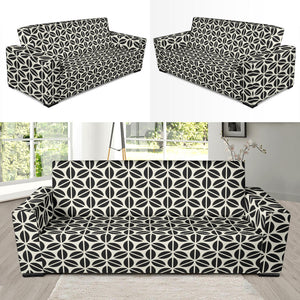 Coffee Bean Abstract Modern Pattern Sofa Slipcover