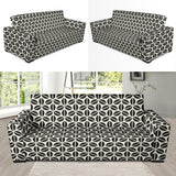 Coffee Bean Abstract Modern Pattern Sofa Slipcover