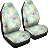 French Bulldog Hawaii Blackground Universal Fit Car Seat Covers