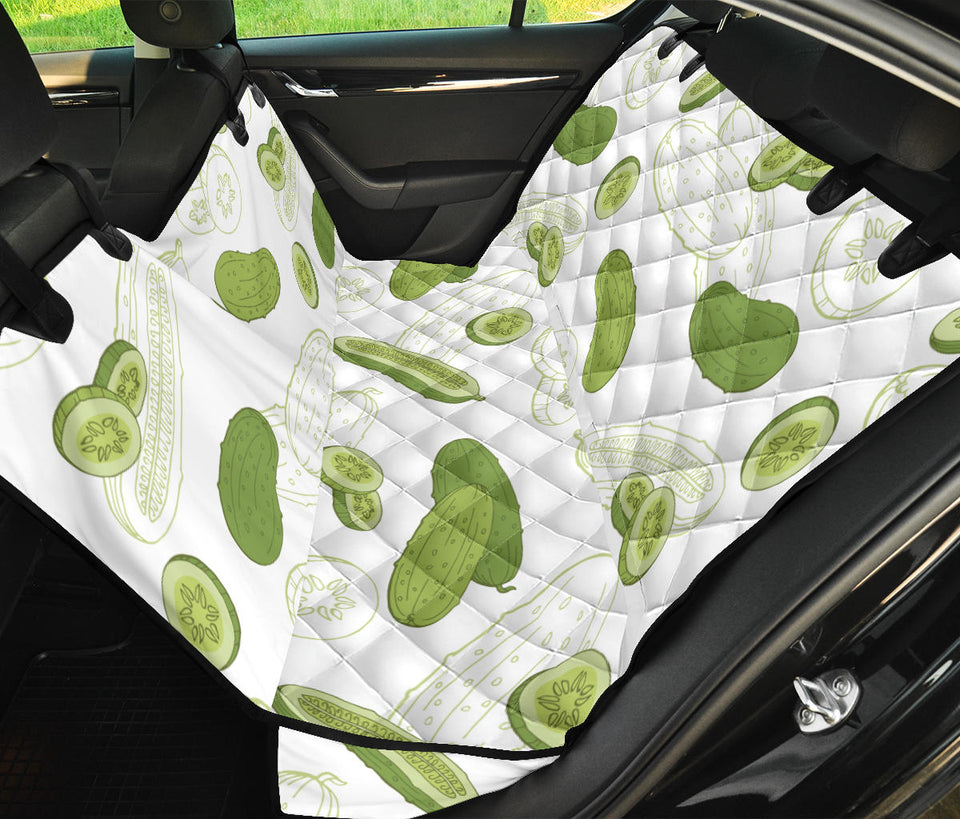 Cucumber Sketch Pattern Dog Car Seat Covers