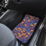 Clown Fish Pattern Print Design 04 Front and Back Car Mats