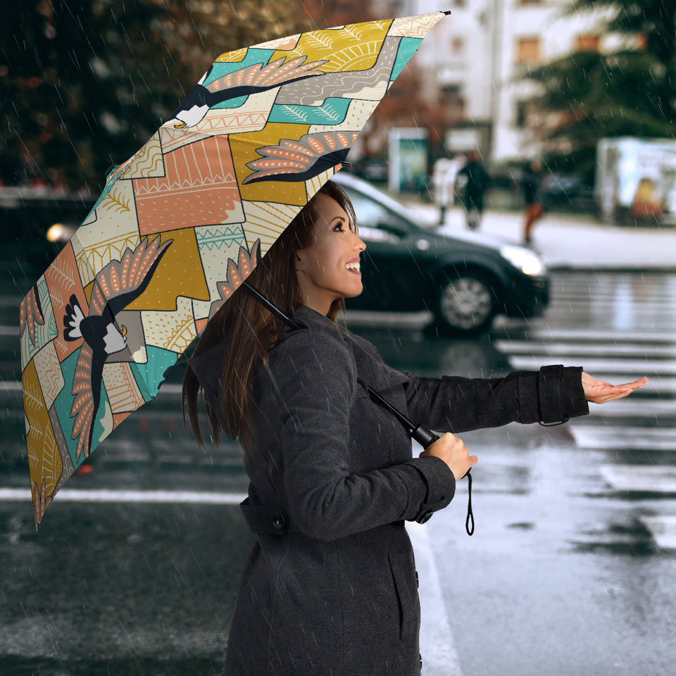Eagle Pattern Print Design 02 Umbrella
