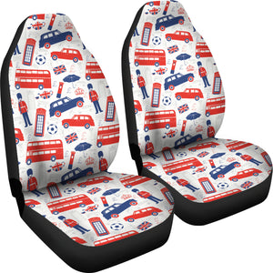 British Pattern Print Design 03 Universal Fit Car Seat Covers