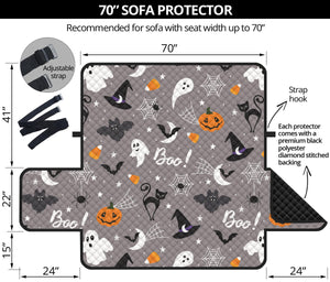 Halloween design pattern Sofa Cover Protector