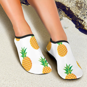 Pineapples Pattern Aqua Shoes