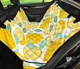 Lemon Design Pattern Dog Car Seat Covers