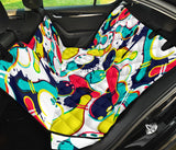 Watercolor Bowling Ball Pins Dog Car Seat Covers