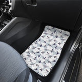 Swallow Pattern Print Design 05 Front Car Mats