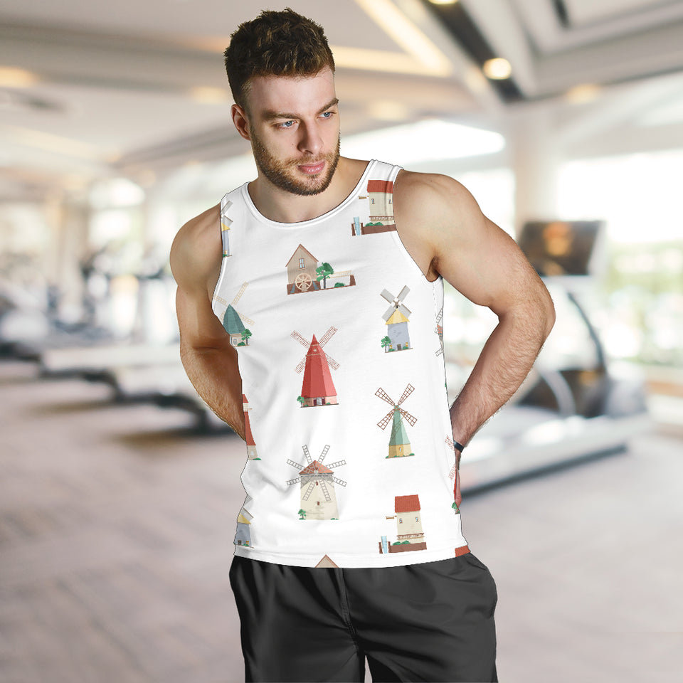 windmill design pattern Men Tank Top