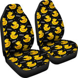 Duck Toy Pattern Print Design 05 Universal Fit Car Seat Covers