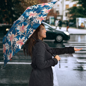 Hibiscus Pattern Print Design 02 Umbrella