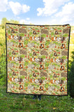 Guinea Pig Pattern Print Design 04 Premium Quilt
