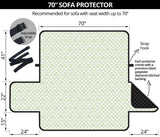 Cucumber pattern background Sofa Cover Protector