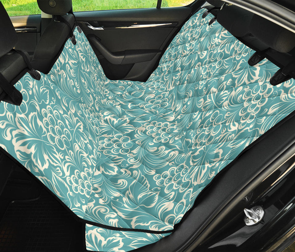 Classic Hand Drawn Grape Pattern Dog Car Seat Covers
