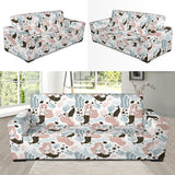 Cute Mermaid Pattern Sofa Slipcover