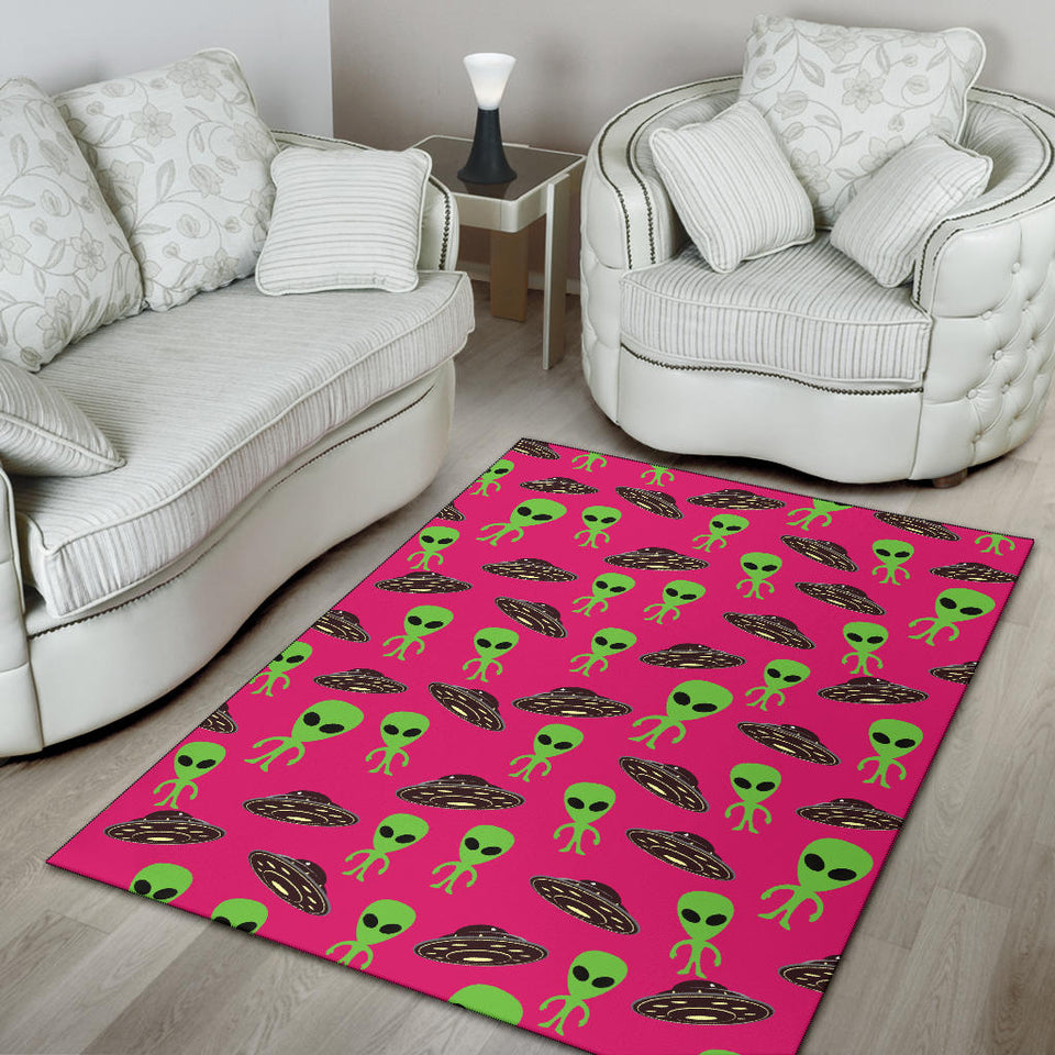 Alien Pattern Print Design 03 Area Rug