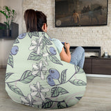 Hand Drawn Blueberry Pattern Bean Bag Cover