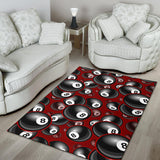 Billiard Ball Pattern Print Design 05 Area Rug