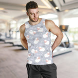 Sweet dreams sheep pattern Men Tank Top