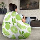 Lime Design Pattern Bean Bag Cover