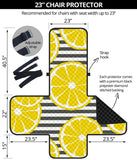 slice of lemon design pattern Chair Cover Protector