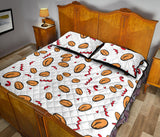 peanuts pattern background Quilt Bed Set