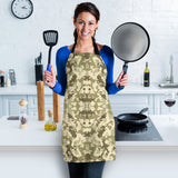 Light Green Camo Camouflage Pattern Adjustable Apron