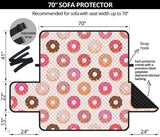 Colorful donut pattern Sofa Cover Protector