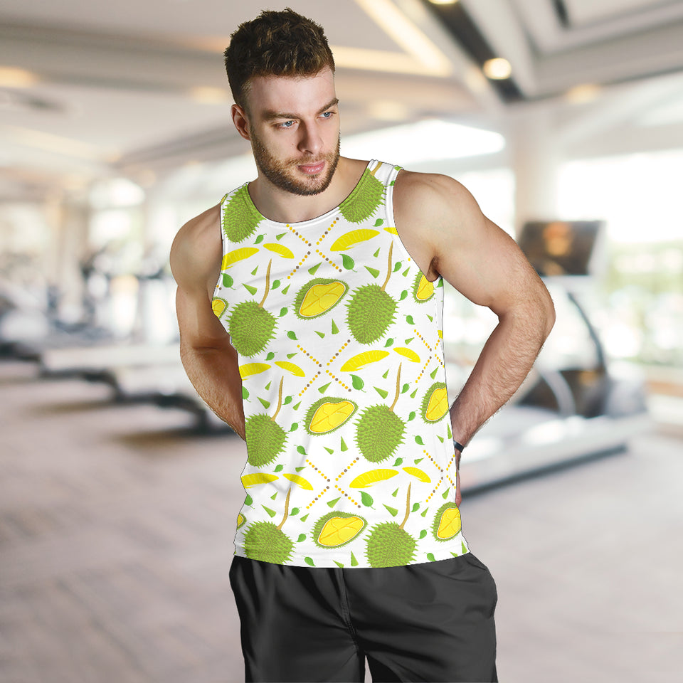 Durian pattern background Men Tank Top