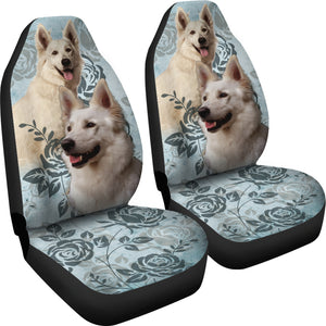 Berger Blanc Suisse Car Seat Covers (Set Of 2)