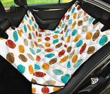 Colorful American Football Ball Pattern Dog Car Seat Covers