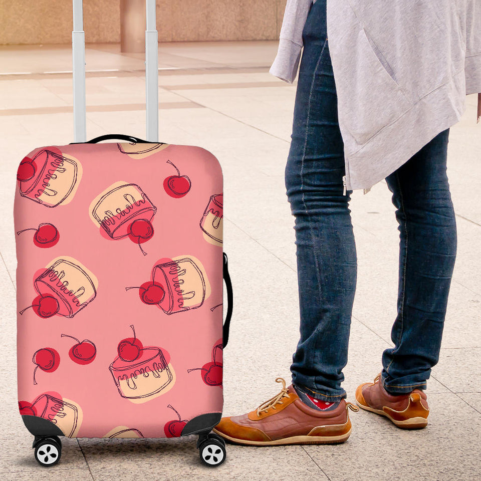 Cake Cherry Pattern Luggage Covers