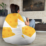 Cheese Slice Pattern Bean Bag Cover