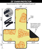 Cheese design pattern Chair Cover Protector