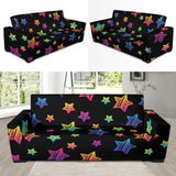 Colorful Star Pattern Sofa Slipcover