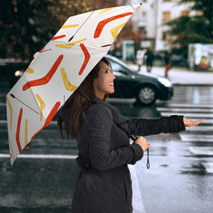 Waterclor Boomerang Australian Aboriginal Ornament Umbrella