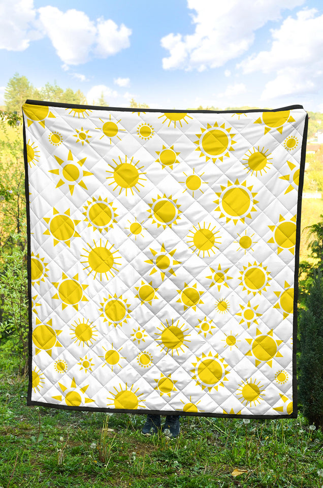 Sun Pattern Premium Quilt