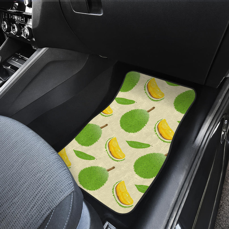 Durian Pattern Front And Back Car Mats