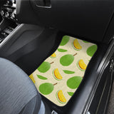 Durian Pattern Front And Back Car Mats
