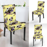 Ostrich Pattern Print Design 04 Dining Chair Slipcover