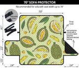 Durian leaves pattern background Sofa Cover Protector