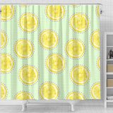 Slice Of Lemon Pattern Shower Curtain Fulfilled In US