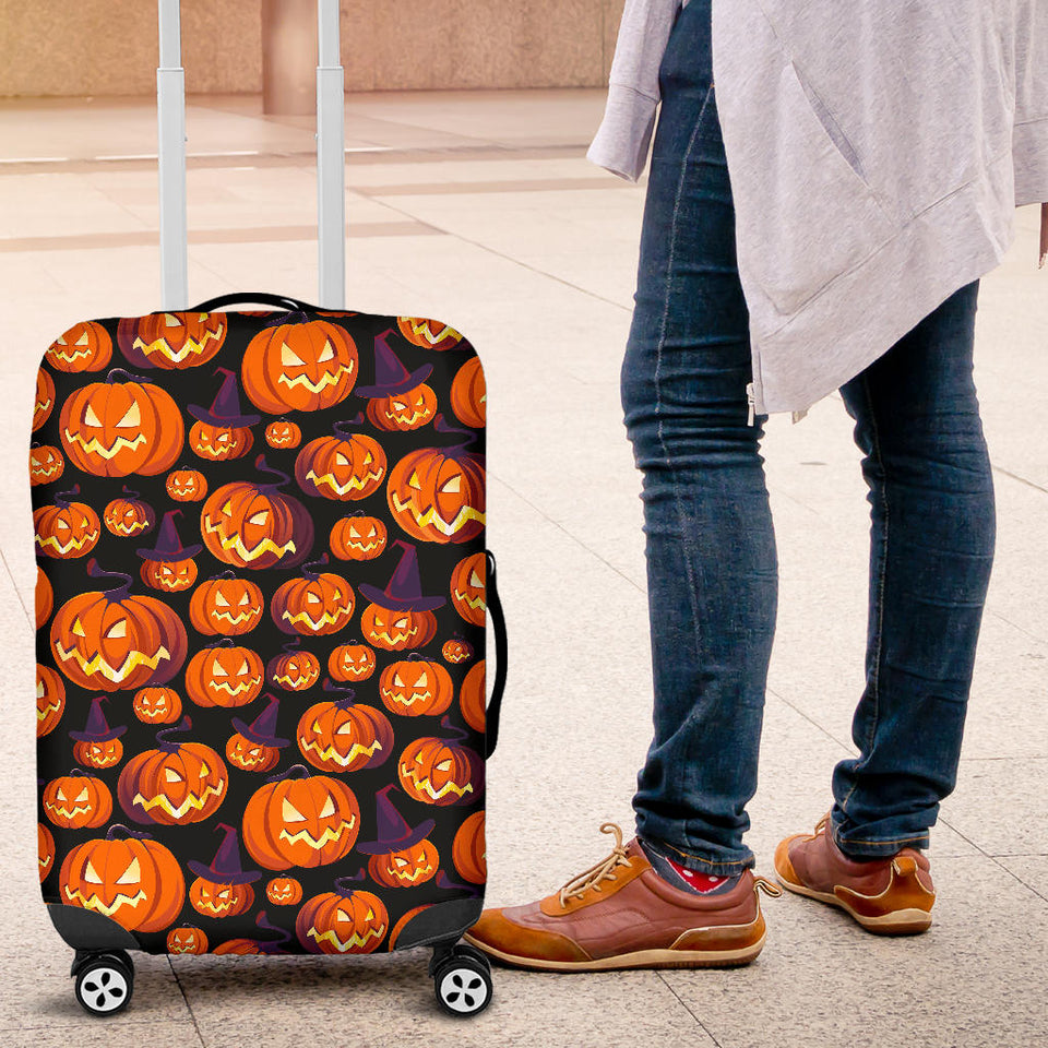 Halloween Pumpkin Pattern Luggage Covers