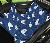 Cute White Baby Sea Lion Seal Pattern Dog Car Seat Covers