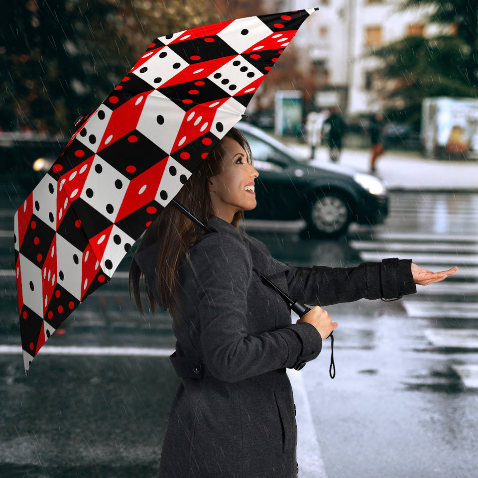 Dice Pattern Print Design 02 Umbrella
