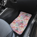 Coral Reef Pattern Print Design 03 Front and Back Car Mats