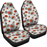 Ladybug Pattern Print Design 05 Universal Fit Car Seat Covers